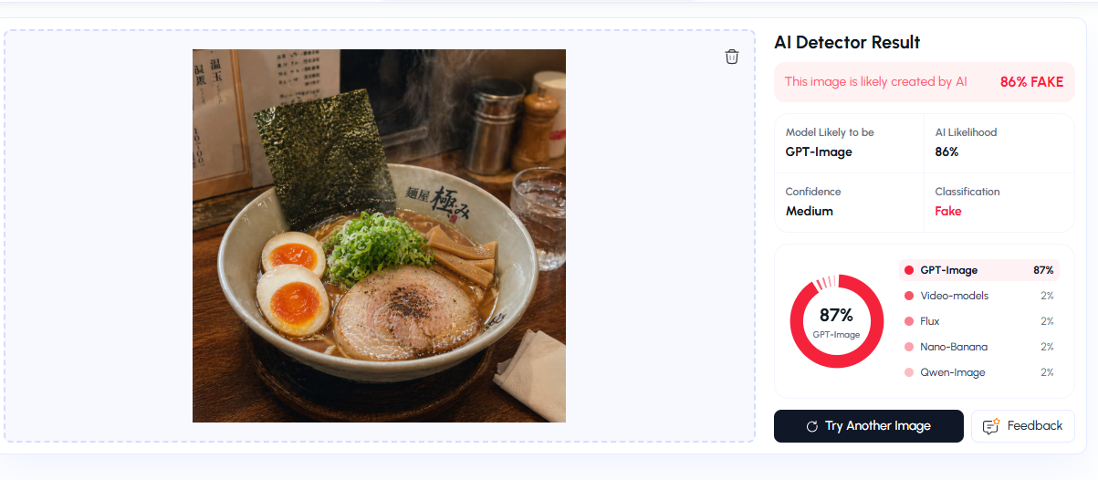 Image Detector Result